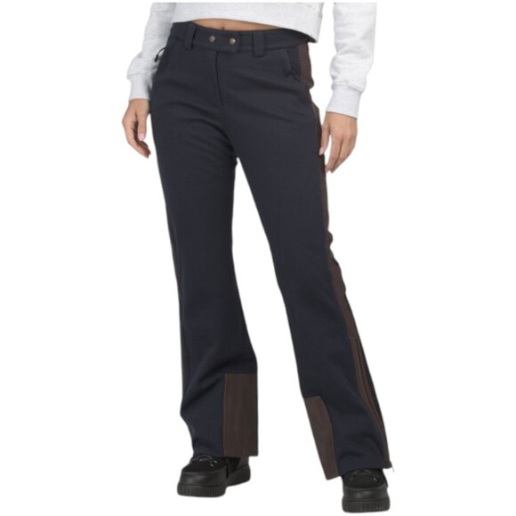 ALPS & METERS Wool Blend With Leather Tailor Made Ski Twenties Trousers - Picture 1 of 2